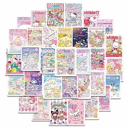 Стікерпак Набір наклейок GeekLand Hello Kitty Хелло Кітті 65 штук SP HK 02