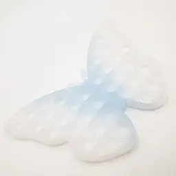 Сенсорна іграшка антистрес силіконова нескінченна пухирець поп іт UKC Pop It Fidget метелик білий - мініатюра 5