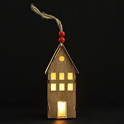 Фігурка декоративна Yes! Fun Будиночок LED 13 см (975068) - мініатюра 2