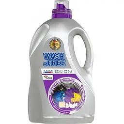 Уцінка. Гель для прання Wash&Free Universal Жасмин та лаванда з марсельським милом 5 л