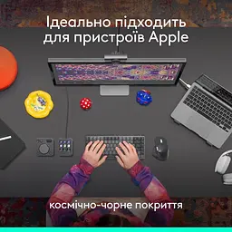 Миша Logitech MX Master 4 for Mac Performance Wireless Space Black (910-007577) - мініатюра 5