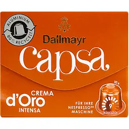 Кава в капсулах Dallmayr Crema d'Oro intensa 10 капсул 56 г - мініатюра 3