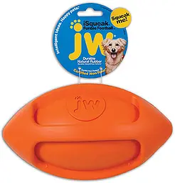 Футбольний м'яч для собак JW Pet iSqueak Funble