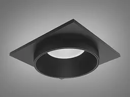 Поворотний точковий світильник Diasha QXL-1748-S-BK Aluminium, вбудований, 40W, G5.3, чорний, для коридору, вітальні, кухні