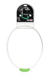 Світлодіодний (LED) нашийник Happet з USB для собак, зелений, 70 см, L (LE15)