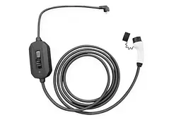 Кабель зарядний Digitus EV Single Phase, 230V, 8-16А, 5 m, Schuko to Type 2, з блоком керування та і teh0018831 - мініатюра 2