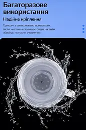 Тримач для телефону універсальний в автомобіль (кріплення на скло + в дефлектор) - мініатюра 5