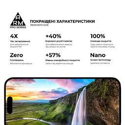 Захисне скло на Apple iPhone 16 Plus з олеофобним покриттям, Pro, повне проклеювання, антистатичний і пиловідштовхуючий шар, 9H, самоклеючеся, 2.5D, на весь екран, антистатичний клей, ArmorStandart (ARM78509) - мініатюра 5