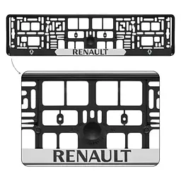 Рамка номерного знака Poputchik Renault (24-123-IS) - мініатюра 2