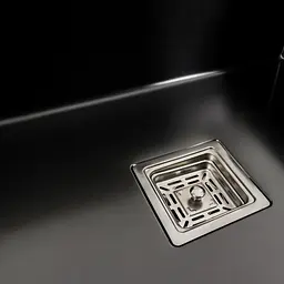 Кухонна мийка Platinum Handmade 60x50 (600x500x230 мм) PVD чорна HSB, Чорний - мініатюра 6
