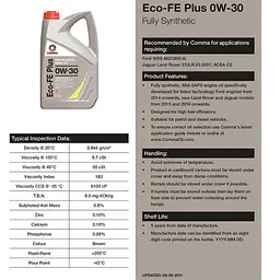Моторна олива Comma Ecofeplus 0W-30, 1 л - мініатюра 2