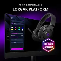 Игровая гарнитура Lorgar Noah 702 Wireless Gaming Headset Black (LRG-GHS702) - миниатюра 10