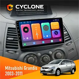 Штатна магнітола Mitsubishi Grandis 2003-2011 Cyclone C9-001 2x32 CPL Cyclone (НФ-00002594)