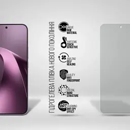 Плівка захисна Armorstandart Anti-spy hydrogel Xiaomi 17T Pro 5G (ARM90950) - миниатюра 2