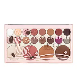 Палетка тіней для повік з хайлайтерами та контурингом DoDo Make Up Studio 16 відтінків В