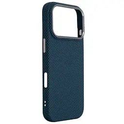 Чохол до мобільного телефона Armorstandart LikeCarbon2 MagCase Apple iPhone 17 Pro Kevlar Dark Blue (ARM88554) - мініатюра 3
