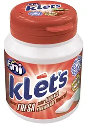Жувальна гумка Fini Klets Strawberry 70шт