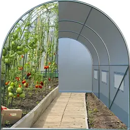 Парник-теплиця 10 м² 4х2.5х2 м - мініатюра 3