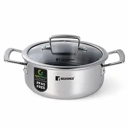 Каструля з кришкою Bergner Steelblue, 20 см