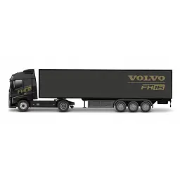Автомодель - ФУРА VOLVO FH16 GLOBETROTTER 750 XXL (чорний) - мініатюра 2