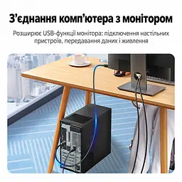 Кабель UGREEN US210 USB 3.0 Type-A - Type-B 1 м чорний (30753) - мініатюра 9