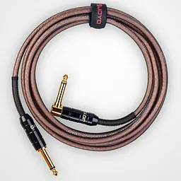 Инструментальный кабель Jack 6.3 — угловой Jack 6.3 JOYO CM-19 Brown 3м