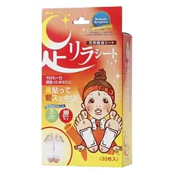 Детокс-пластирі Megumi Foot Relax Sheet Chili Pepper для ніг (перець чилі) 30 шт