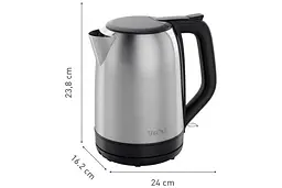 Електрочайник Tefal Subito 1.7 л, нерж. сталь, чорний - мініатюра 2