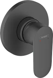 Змішувач Hansgrohe Vernis Blend прихованого монтажу для душу ø110 Matt Black 71649670, Чорний матовий
