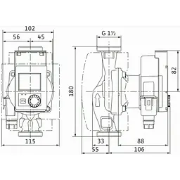 Циркуляційний насос Wilo Stratos PICO 25/0.5-4-180, 1/2" (4244393) - мініатюра 2