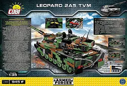 Конструктор COBI танк Леопард 2А5 2620 - мініатюра 7