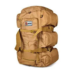 Тактичний рюкзак-сумка 2 в 1 Solve Bag 80 л 72 x 30 x 30 см Койот KT6002505