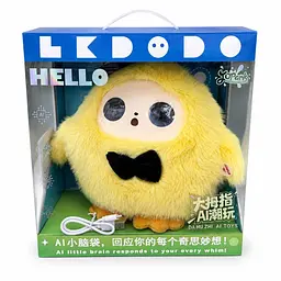 Інтерактивна м'яка іграшка Bobo YELLOW Smart AI Plush Toy з голосовим керуванням, Wi-Fi та мобільним застосунком Tuya - мініатюра 6