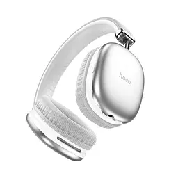 Бездротові навушники Hoco W35 Max, ANC, BT5.3, AUX, TF, 800mAh, 90h, silver - мініатюра 2