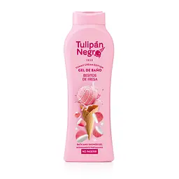 Гель для душу Tulipan Negro Yummy Cream полуничний поцілунок (650 мл)
