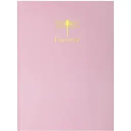 Книга канцелярська Buromax Favourite Pastel 96 аркушів в клітинку А4 рожева (BM.2400-410)