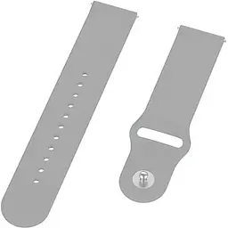 Силіконовий ремінець BeCover для Nokia / Withings Steel / Steel HR Light Gray (710523) - мініатюра 2