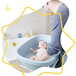 Дитяча ваночка Badabulle блакитна (B019008) - мініатюра 7