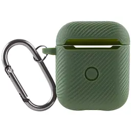 Футляр SGP Shockproof для навушників Airpods 1/2 Pine green - мініатюра 2