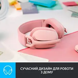 Навушники Logitech Zone Vibe 100 Wireless Rose (981-001224) - мініатюра 2