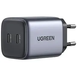 Зарядний пристрій Ugreen 2xUSB 40W GAN (Type-C 25W+20W) PD CD294 (90573)
