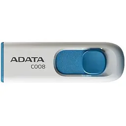 Флеш-накопичувач ADATA USB 2.0 C008 16Gb білий/блакитний