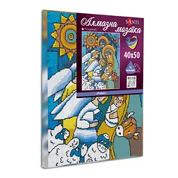 Алмазна мозаїка Santi Різдво 40х50 см на підрамнику (954720) - мініатюра 2