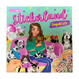 Дитяча книжечка з наклейками "Dogs and Cats" Апельсин РМ-87-02