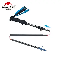 Трекінгова палиця Naturehike ST07 NH18D010-Z 115-135 см блакитна - мініатюра 2