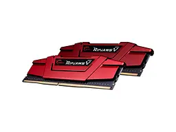 Модуль пам'яті G.Skill 8 GB (2x4GB) DDR4 2400 MHz Ripjaws V Blazing Red (F4-2400C17D-8GVR) - мініатюра 2