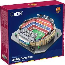 Конструктор стадіон Cada Fc Barcelona Camp Nou Spotify  Barca La Liga стадіон Барселони для дітей та дорослих, 728 деталей - мініатюра 9