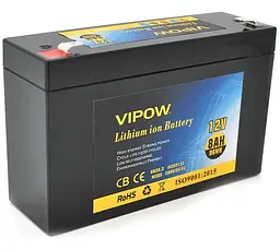 Акумуляторна батарея для ДБЖ Vipow Li-Ion 12 V / 8 А*ч (VP-1280LI)