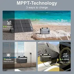 Зарядна станція CTECHi JustNow JNB630 Portable Power Station 630W 460Wh LifePO4 - мініатюра 6