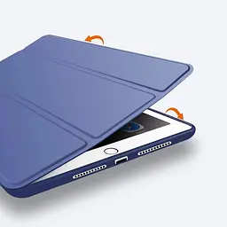 Чохол-книжка BeCover Tri Fold Soft TPU Silicone для Apple iPad 10.2 2019/2020/2021 Deep Blue (706882) - мініатюра 5